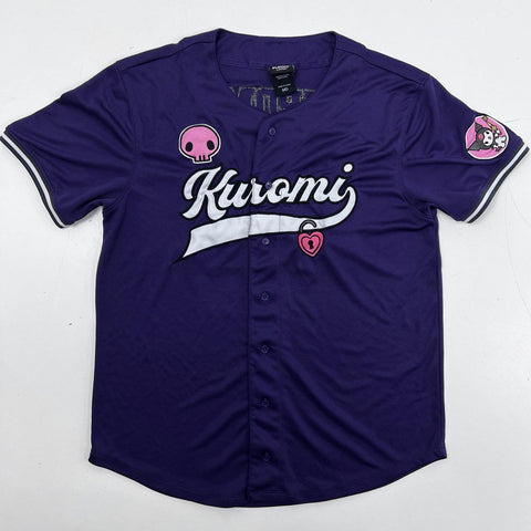 Sanrio Women's Kuromi Baseball Jersey Purple Character Sz M