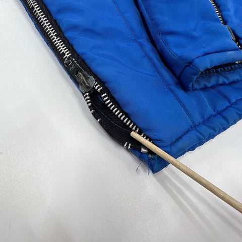 Vintage 70s JC Penney Snowmobile Quilted Puffer Snowsuit Jumpsuit Sz M