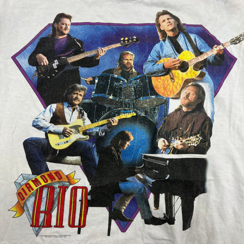 Vintage 1994 Diamond Rio Love A Little Stranger T-Shirt Single Stitch USA Sz L