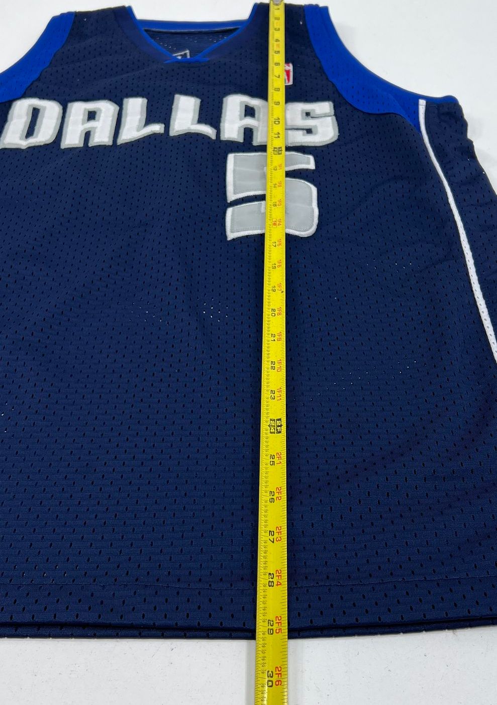 Vintage 2000s Dallas Mavericks Custom Eugenio #5 NBA Basketball Jersey Sewn Sz