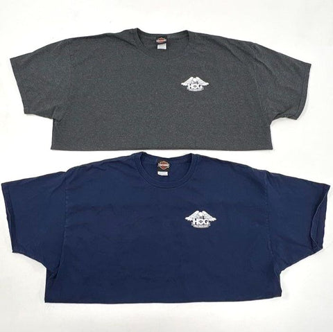 Vintage 2000s Harley Davidson Omaha HOG Chapter T-Shirt Lot 2 Double Stitch 3XL