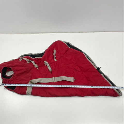 SmartPak Pony Horse Blanket Red Quilted Turnout Rug Adjustable 48 in