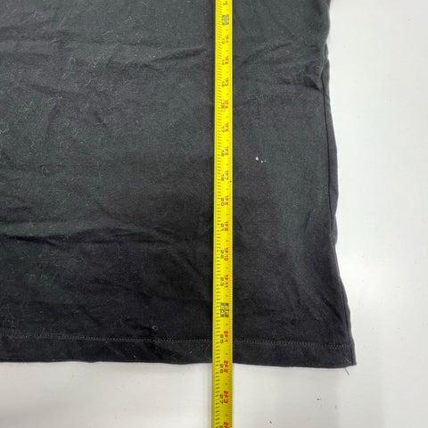 Yeezy Season 5 Tribune Cyrillic Graphic Raglan T-Shirt Black Size 2 USA