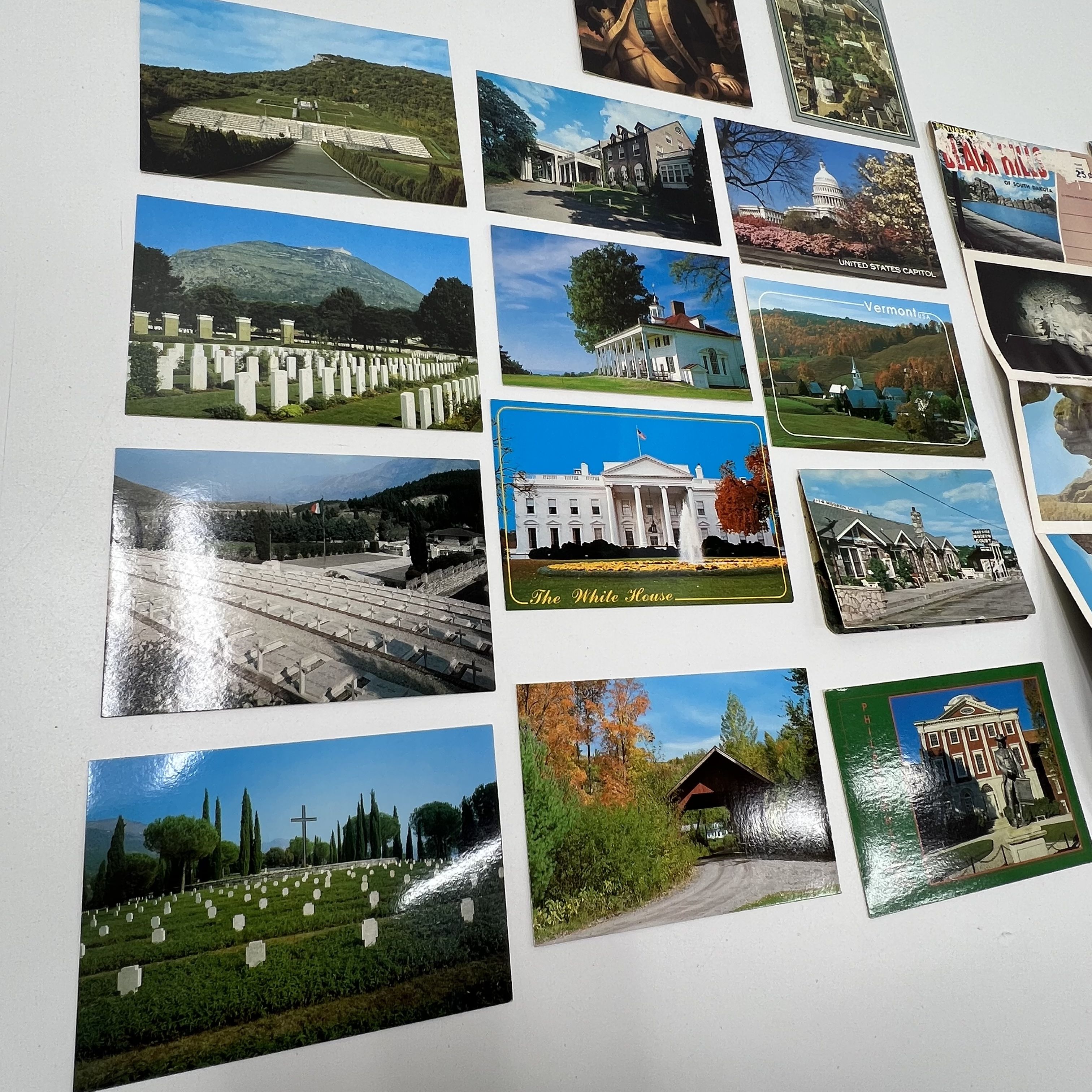 Assorted Postcards Unused Colorado Black Hills Philly White House Others