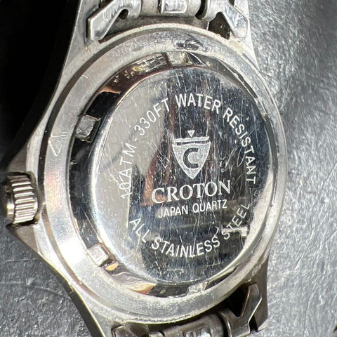 Croton Quartz 10ATM-330FT Water Resistant Analog Watch Not Working