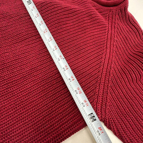 Vintage Lot of 2 LL Bean & Eddie Bauer Classic Sweaters Sz L