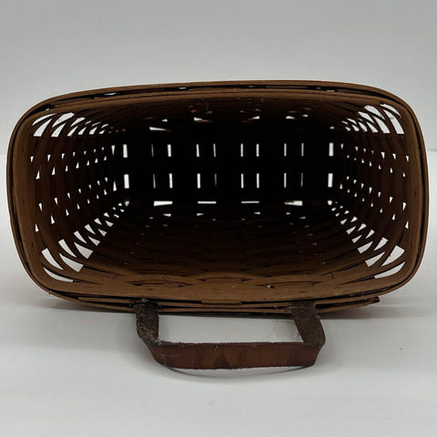 Longaberger Basket Lot 4 Pieces Century Celebration 2000 Lidded Wall Basket