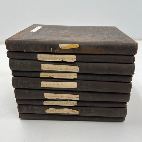 Vintage 1925 International Library of Music 9 Book Lot University Society Piano
