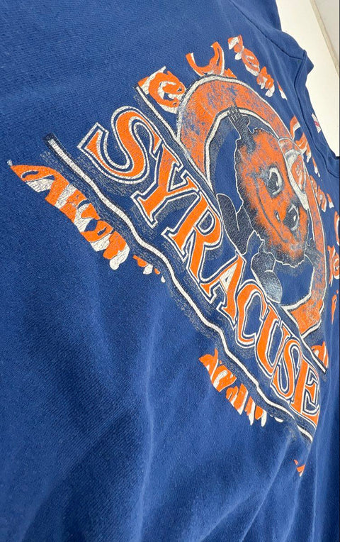 Vintage 80s Syracuse University Otto Mascot Crewneck Sweatshirt USA Sz XL