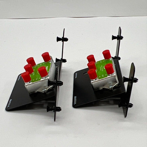 Suttle V3S4 4-Way 3GHz Video Splitter with SAM-RFH4 Bracket 2pc Lot Not Tested