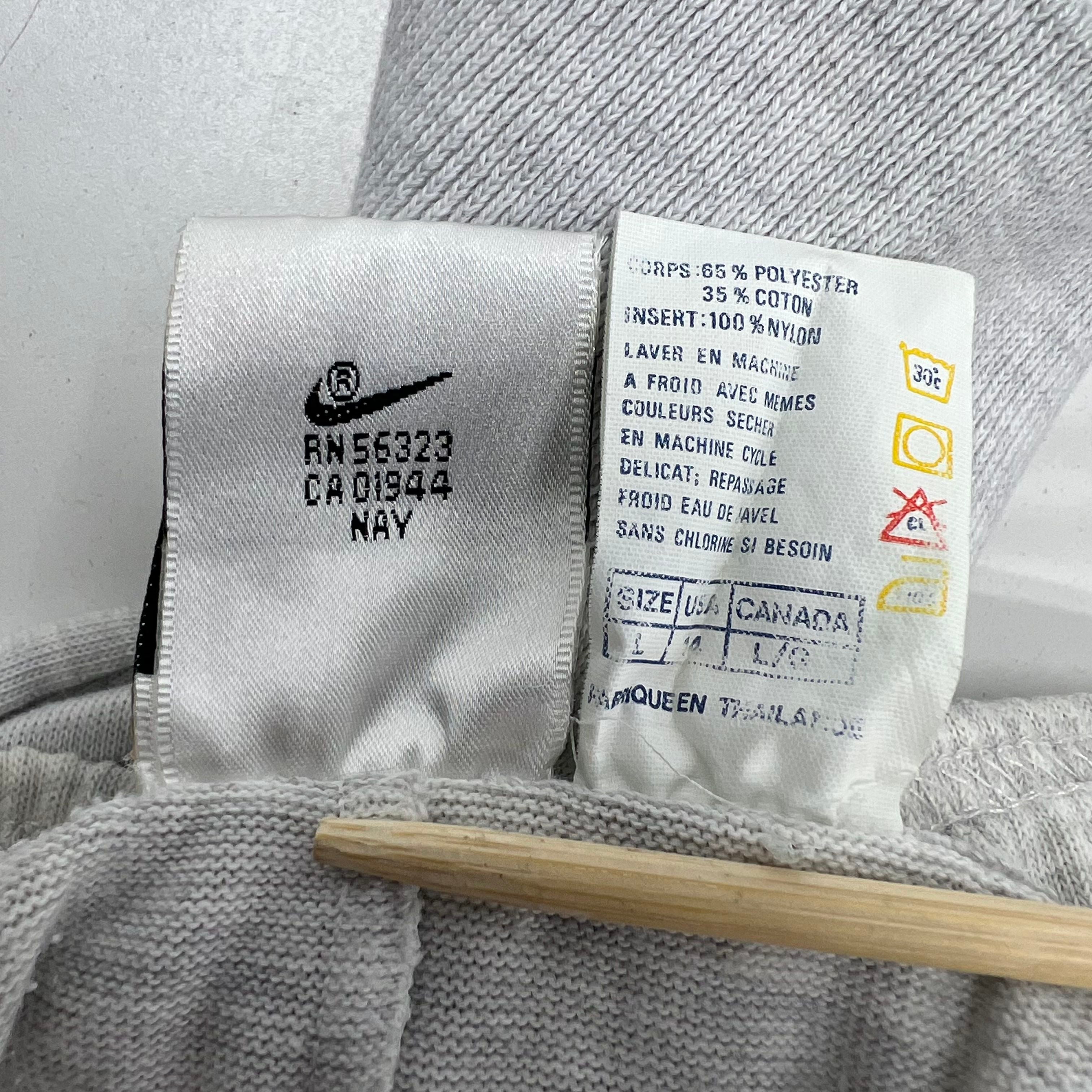 Nike Gray Orange Cross Training Lace Up Side Stripe Joggers Pants Women's L