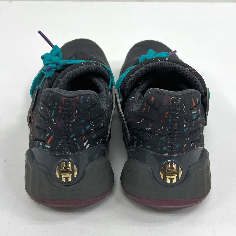 Adidas Harden Vol. 4 Black Multicolor Basketball Shoes Sneakers Mens Size 10.5