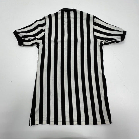 Vintage 70s Sand-Knit Referee Striped Quarter Zip Polo Single Stitch USA Sz L