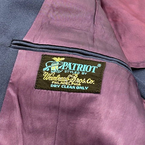 Vintage 70s Weintraub Bros Patriot USAF Military Service Coat Jacket Sz 40