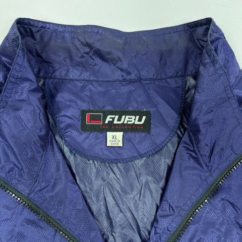 Vintage 90s FUBU International Ripstop Pullover Windbreaker Jacket Sz XL