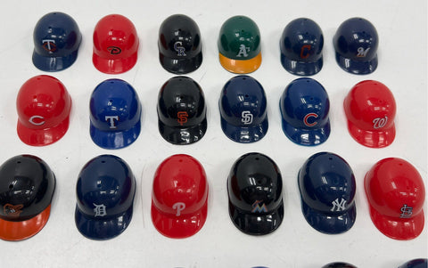 MLB Baseball Mini Batting Helmet Lot 28 Pieces Mixed Teams See Photos
