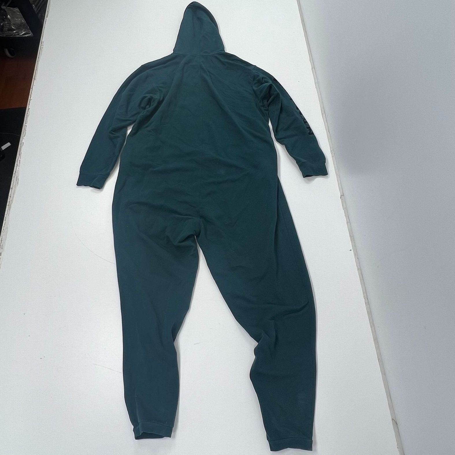Savage X Fenty Dark Green Hooded Full Zip Logo Jumpsuit Romper Women's