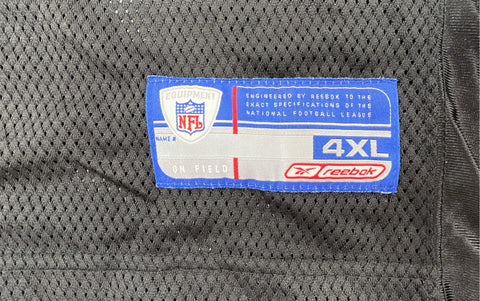 Vintage Y2K Reebok Men's Steelers Ben Roethlisberger #7 Jersey Black 4XL