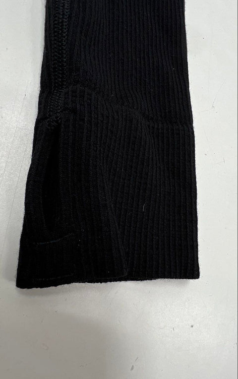 Lululemon Women's Keep the Heat Long Sleeve Black Wool SenseKnit Top Sz L NWT