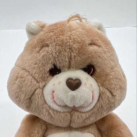 Care Bears Tenderheart Bear Plush Stuffed Animal 12 Inch Vintage Heart Button