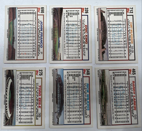 Baseball Card Lot 1987 & 1992 Topps 7 Lbs Mixed Set Boxes See Photos