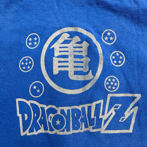 Dragon Ball Z Majin Vegeta Graphic T-Shirt Blue Thessh Sz Junior