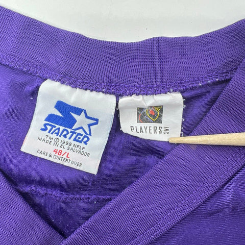 Vintage 90s Vikings Robert Smith Cris Carter Jersey Lot of 2 Starter Champion