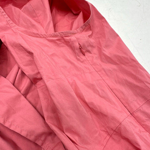 Talbots Women's Pink Sleeveless Surplice Cotton Blend Midi Dress Sz 16W NWT