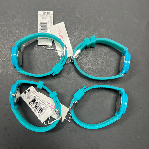 NWT Lot of 4 Teal Blue Xhilaration Watches Women's 2012