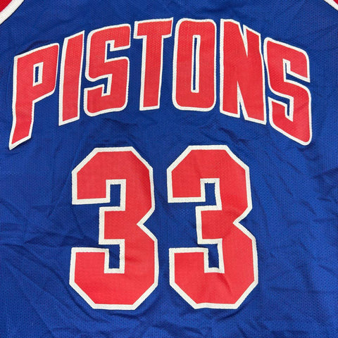 Vintage 90s Grant Hill Detroit Pistons Champion NBA Basketball Jersey Sz 36