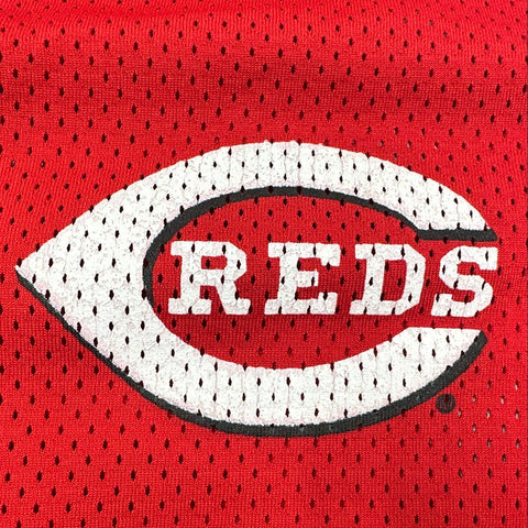 Vintage 2000s Ken Griffey Jr Cincinnati Reds Majestic Mesh Jersey USA Sz Kids L