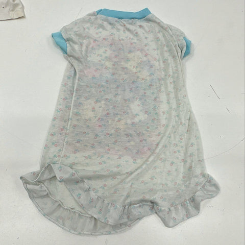 Vintage 90s Small Steps Baby Girls 7pc Clothing Lot Sleeper Romper Pants Tops