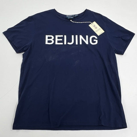 Polo Ralph Lauren Men's 2008 Beijing Olympics US Team T-Shirt Navy NWT XL