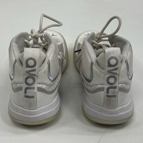 Avoli A2 White Silver Mid Top Volleyball Sneakers Women's Size 9