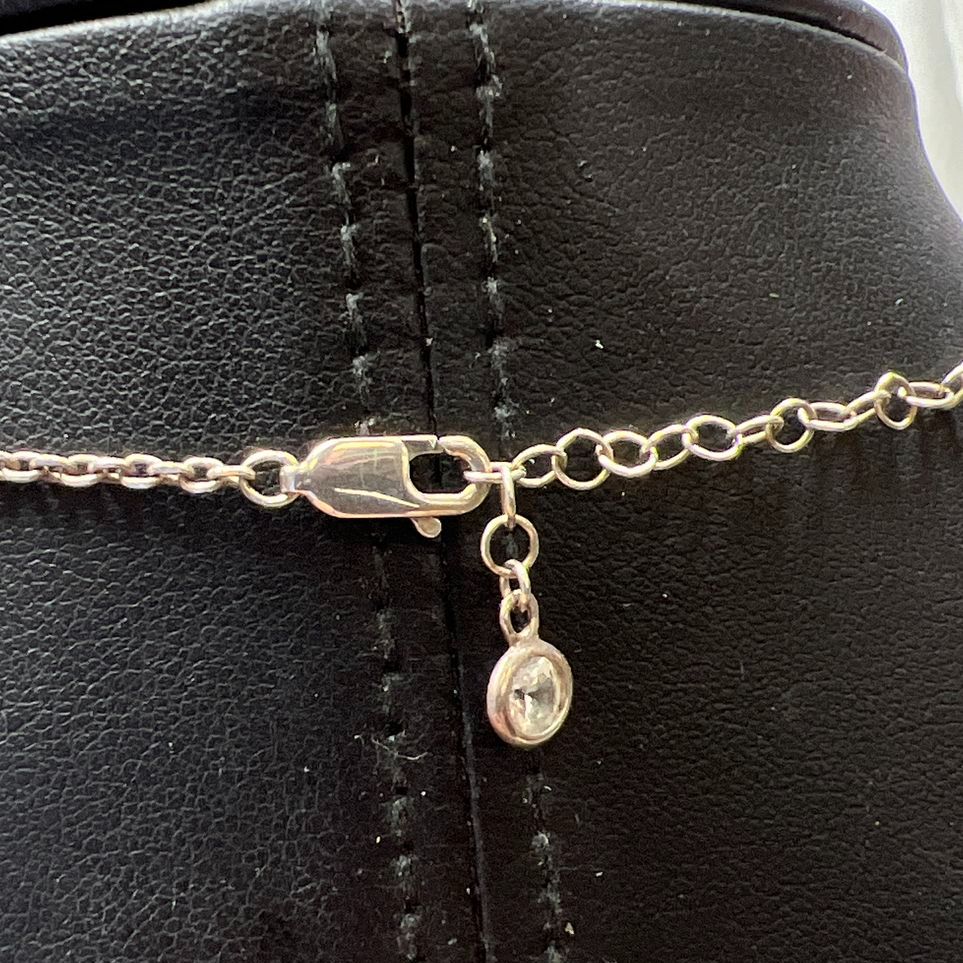 925 Sterling Silver CZ Eternal Hope Pendant Necklace