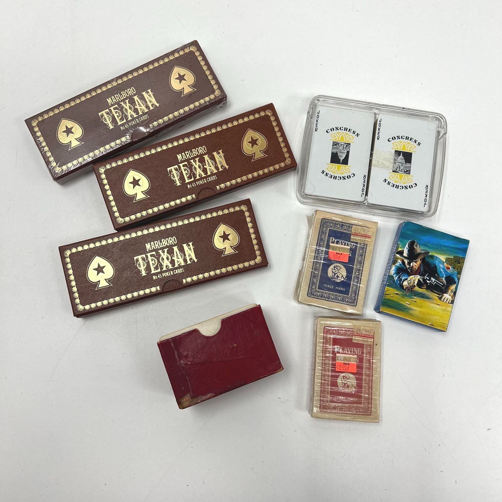 Vintage Playing Cards *Some Sealed Marlboro Texan Gold Lion Olympiad '84 Other