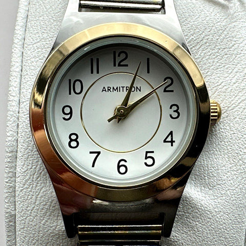 Armitron Women's Watch Lot of 3 Diamond Now & Two-Tone Expander Band Not Tested