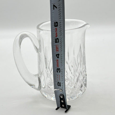 Waterford Glandore Crystal Pitcher Cut Glass Vintage Small Jug