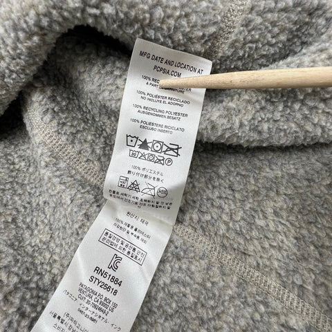 Patagonia Women's Better Sweater 1/4 Zip Fleece Pullover Oatmeal Heather XL