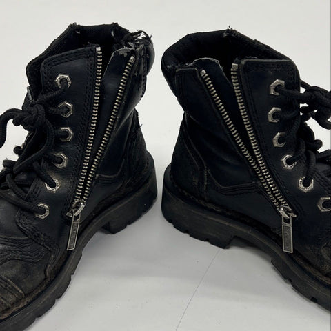 Harley-Davidson Stealth 81541 Motorcycle Riding Boots Distressed Biker Leather