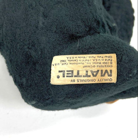 Vintage 1964 Mattel Chester O'Chimp Hand Puppet Plush Toy Made in USA