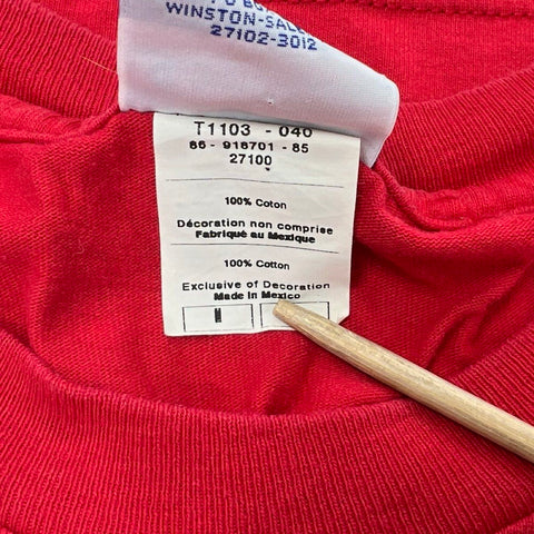 Champion Men's Red Nebraska Huskers Autographed Johnny Rodgers Heisman 72 Sz M