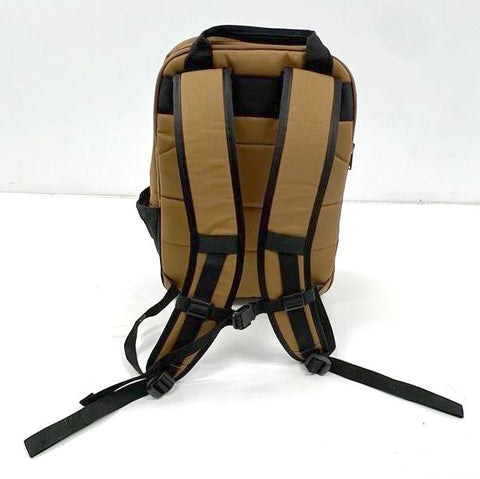 Carhartt Brown Two-Compartment Cooler Backpack 17" Laptop Bag NWT