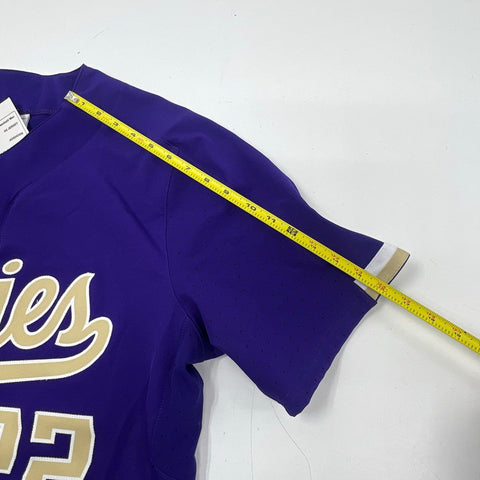 Adidas NWT Washington Huskies Purple A2 Baseball Jersey #22 Men's Size 44