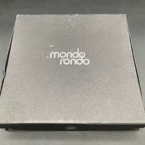 Mondo Rondo Australian Indigenous Art Square Pendant Necklace Hand Made Boxed