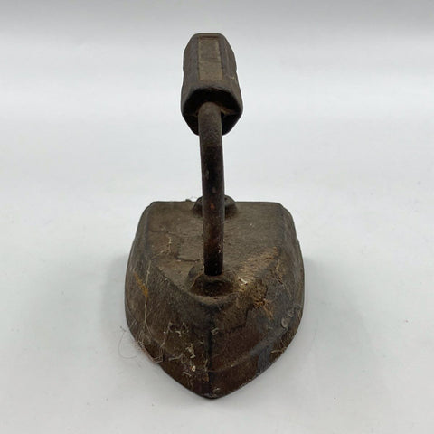 Antique Cast Iron Sad Iron Flat Iron Primitive Size 5 Mark Late 19th Century