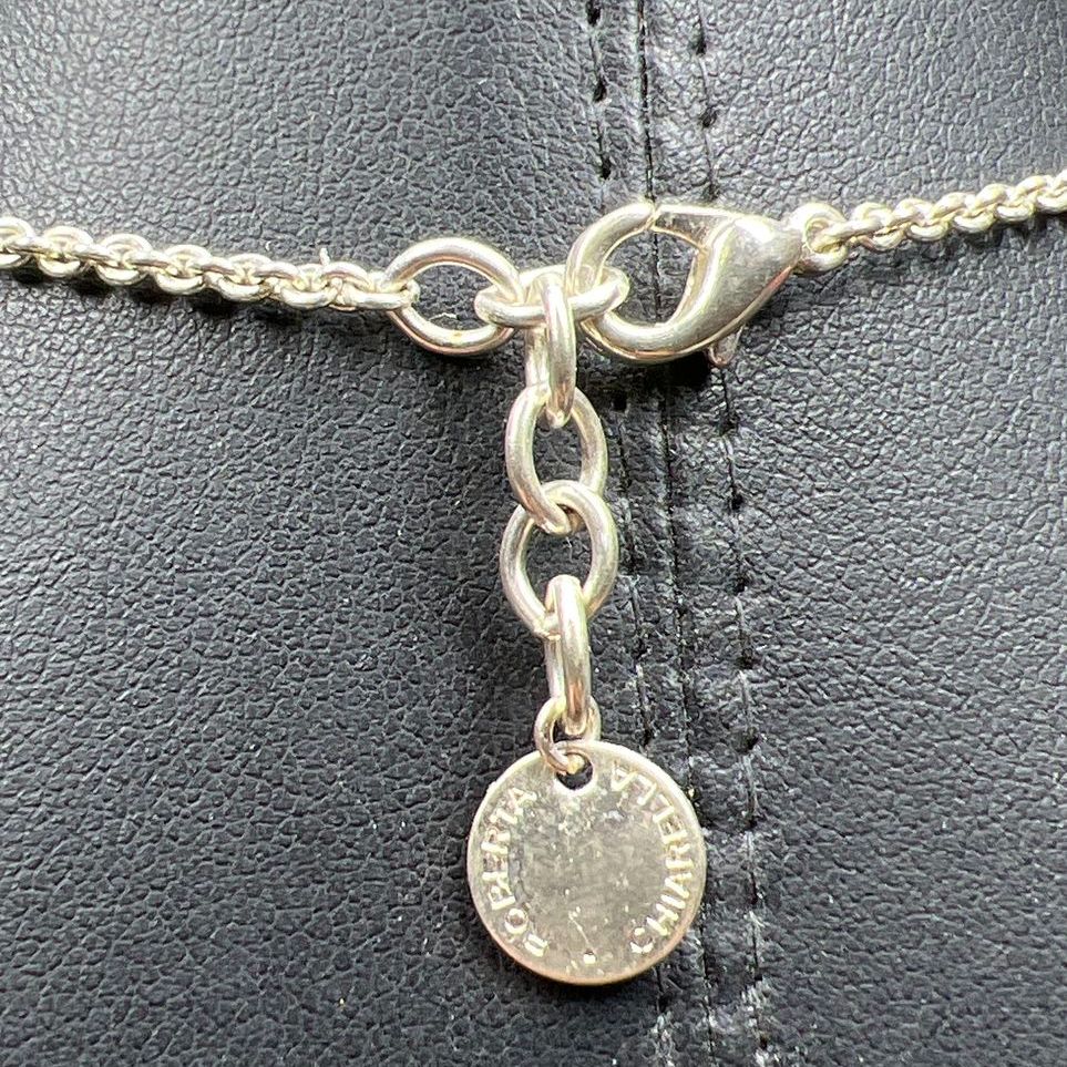 Roberta Chiarella Silver tone rhinestone Necklace & Earrings Set