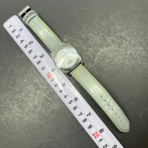 Stauer Watch STA15-LHU Automatic Self Winding Works! Leather Band