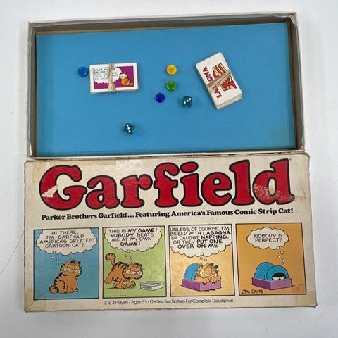 Vintage 1978 Garfield Board Game Parker Brothers Featuring America's Comic Cat