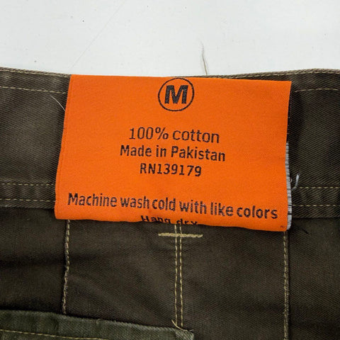 Damn Near Kilt 'Em DNKE Men's Utility Kilt Brown Cotton Cargo Pockets Size M